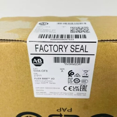 New Factory Sealed AB 5094-OF8 SERA Flex 5000 I/O Analog 8 Output Module 5094OF8