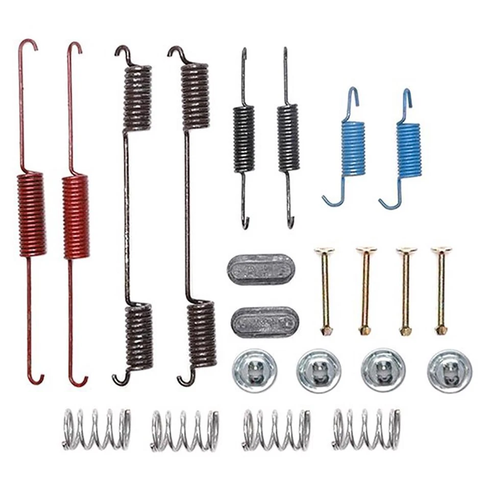 Tambores de freno traseros y zapatas de freno kit de resorte de hardware para Dodge Caravan 2004-2007 Foto 3 de 4