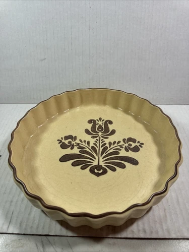 Pfaltzgraff Village USA Vintage Pattern 9" QUICHE Dish #233