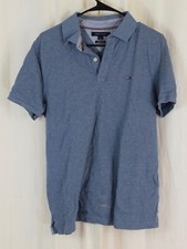 Tommy Hilfiger Men's Short Sleeve Cotton Pique Polo Shirt Custom Fit Size Medium