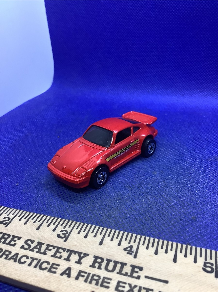Mattel Hot Wheels PORSCHE 930 Turbo Red 1989 Malaysia 1:64,NMint
