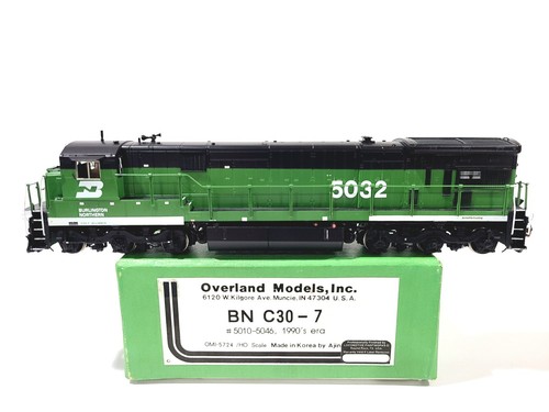 Overland OMI BN GE C30-7 Burlington Northern #5032 HO Latón Modelo #5724 CP | Zustand: Used