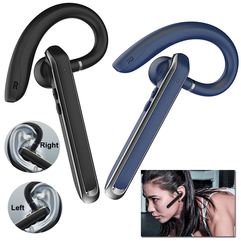 Bluetooth Earpiece Wireless Headset with Clear Voice Sweat Resistant Earbuds