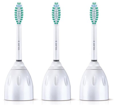 Philips Sonicare Genuine E-Series Replacement Toothbrush Heads, 3 Brush Heads
