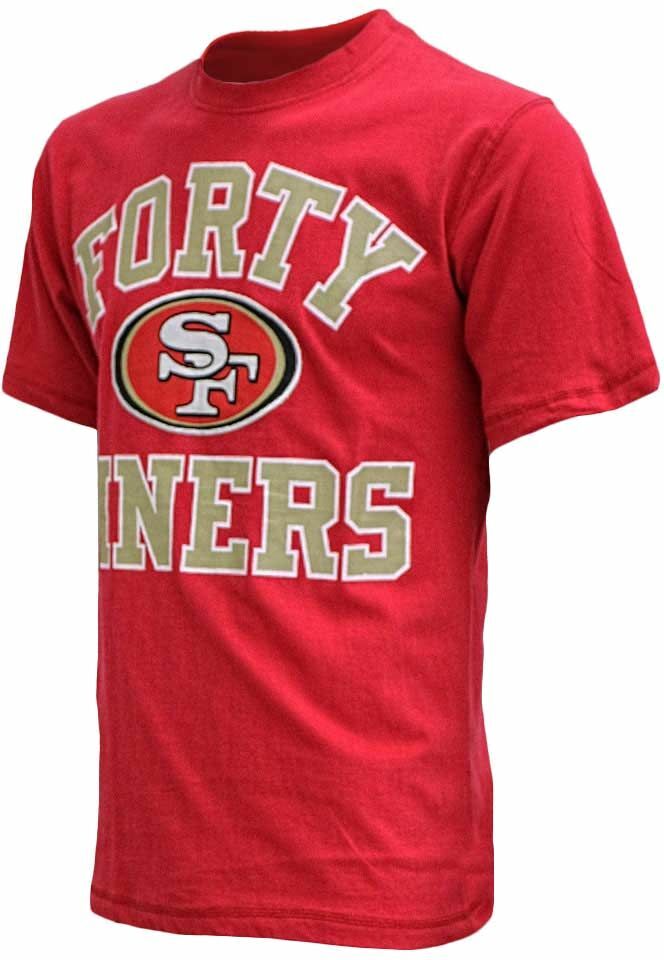 NFL Men's San Francisco 49ers GOLD FORTY NINERS Short Sleeve