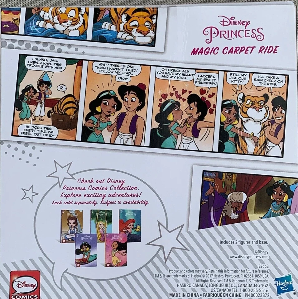 Colección de cómics posables de princesas Disney - Magic Carpet Ride - Objetivo excluido - NUEVO Foto 4 de 4