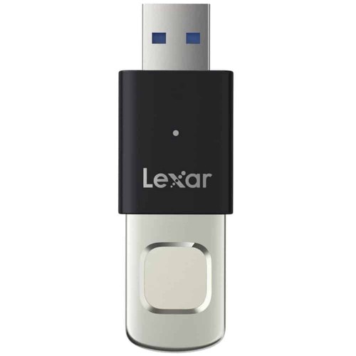 Lexar JumpDrive Fingerprint F35 PRO USB 3.2 Flash Drive 64GB LJDF35P064G-RNBNG - Afbeelding 4 van 5