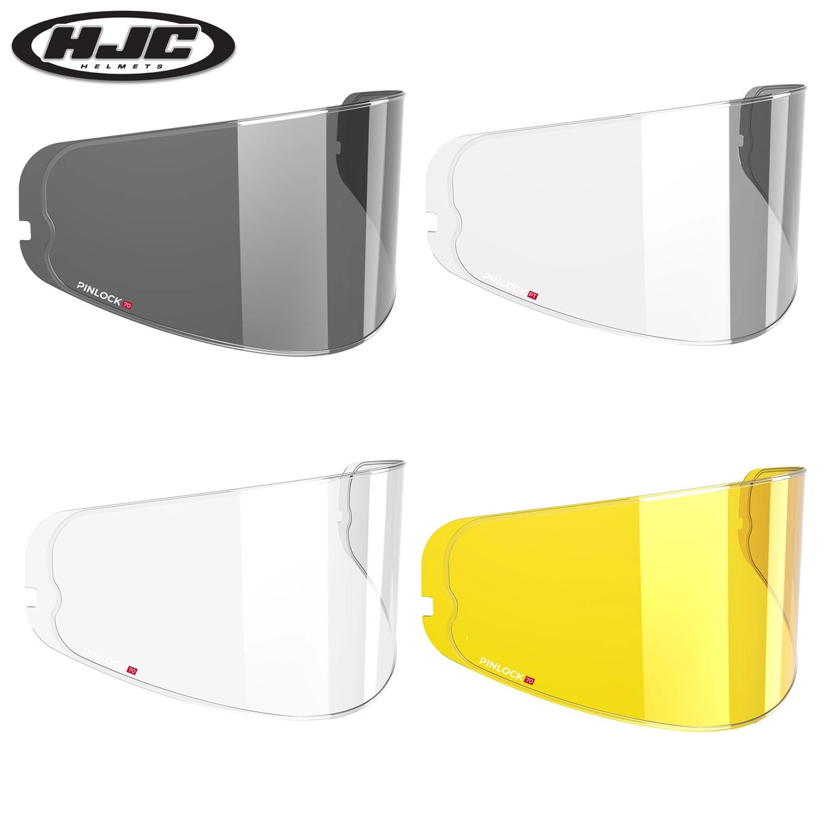 HJC C10 HJ-34P Motorcycle Helmet Visor Pinlock Anti-Fog Insert Clear Dark  Yellow | eBay