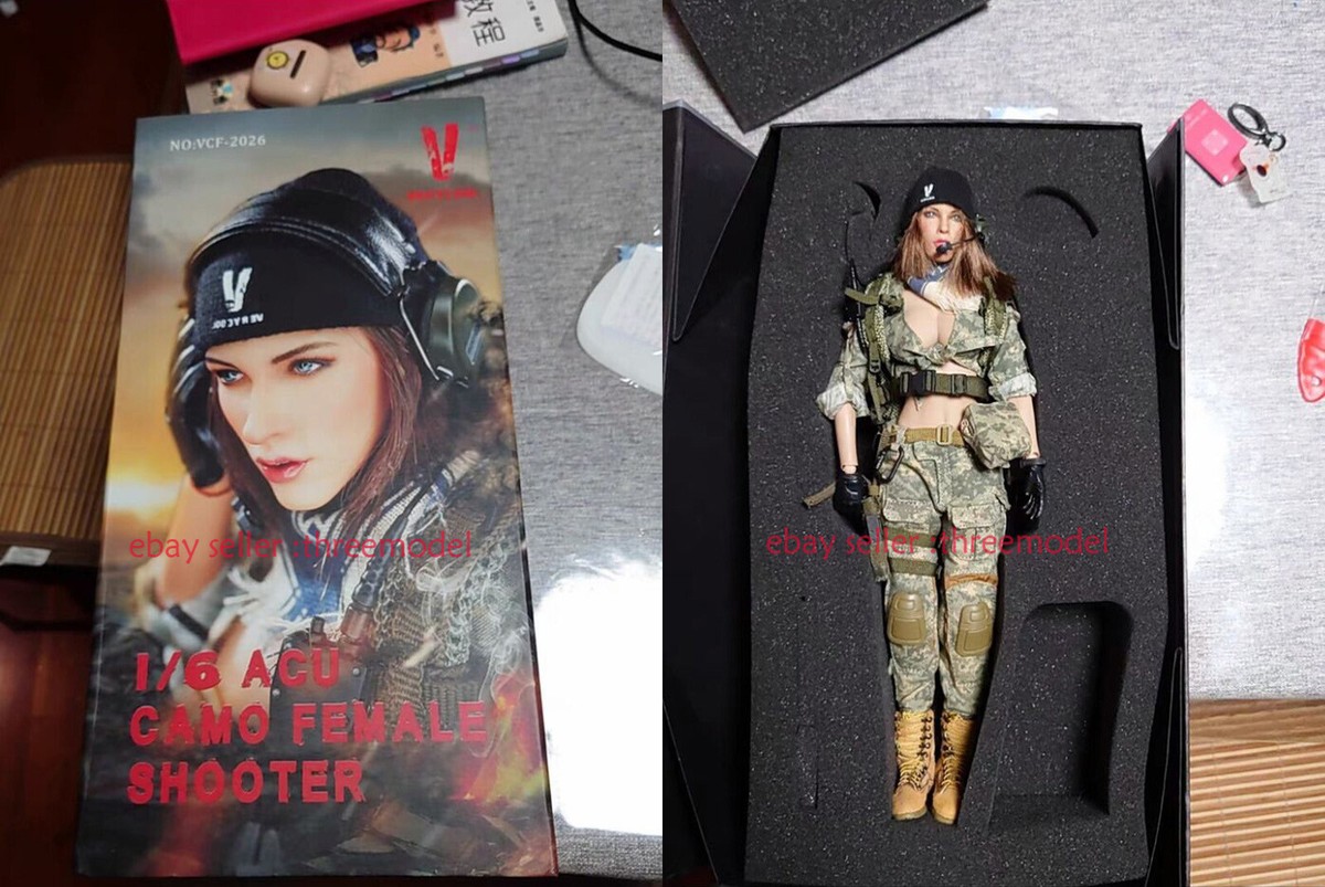 VERYCOOL VCF-2026 1/6 ACU Camo Woman Shooter Female Action Figure