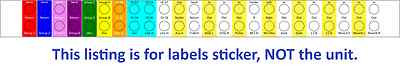 Custom front panel labels sticker for patchbay Behringer  ULTRAPATCH PX1000