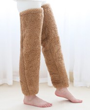 Over Knee High Fuzzy Long Socks Winter Warm Cold Leg Knee Joint Cold-proof Stock