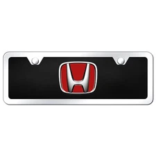 Honda Logo Acrylic License Plate Kit