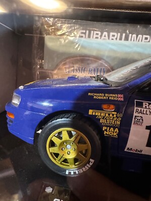【廃盤　未使用】ラリー　オーバルプレート　ラージ 1/18 Subaru Impreza 555 Rally New Zealand 1994 R.Burns / R.Reid | eBay