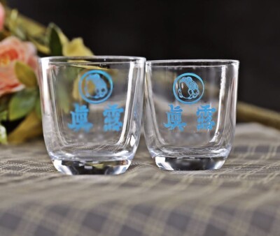 JINRO Korean Soju Glas 10ea /SOJU SHOT Glas/Koreanisches Soju Glas/5cmX5cm [50ml]