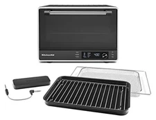 KitchenAid KCO224BM Dual Convection Countertop Oven with Air Fry and Temperat...