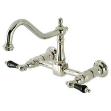 Kingston Brass KS1246PKL Duchess Wall Mount Bridge Kitchen Faucet