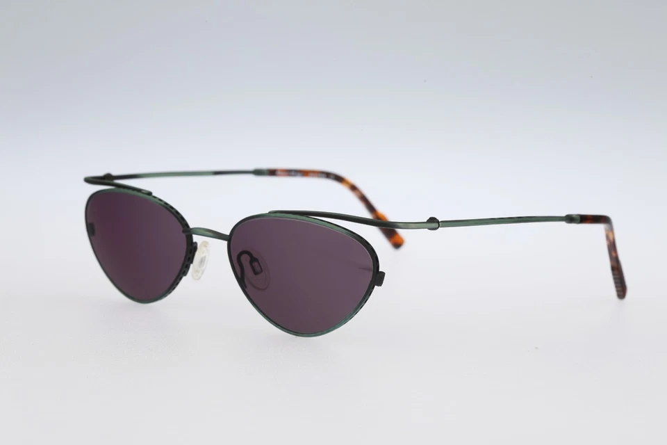 Gafas de sol Robert Rudger 2200 174 R1, vintage años 90 gunmetal pequeño ojo de gato NUEVO EN STOCK Foto 4 de 4