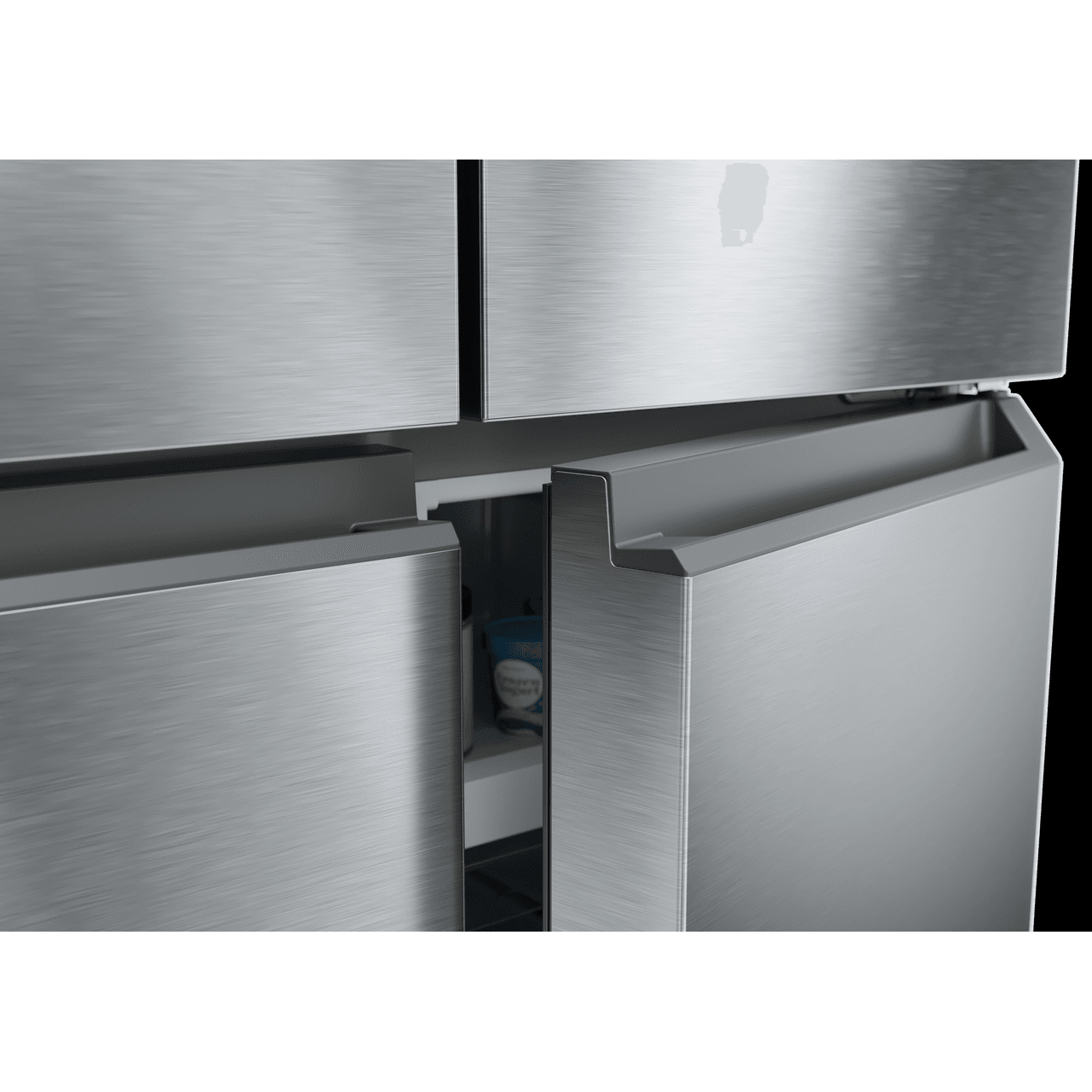 Haier HCR3818ENMG Cube 83 Serie 3 83cm Frost Free American Fridge Freezer eBay