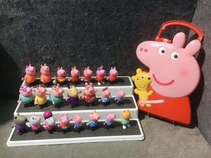 peppa pig carry case with figures