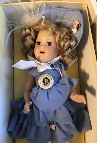 Shirley Temple Southern Belle Porcelain Doll Danbury Mint Original Box - Picture 3 of 9