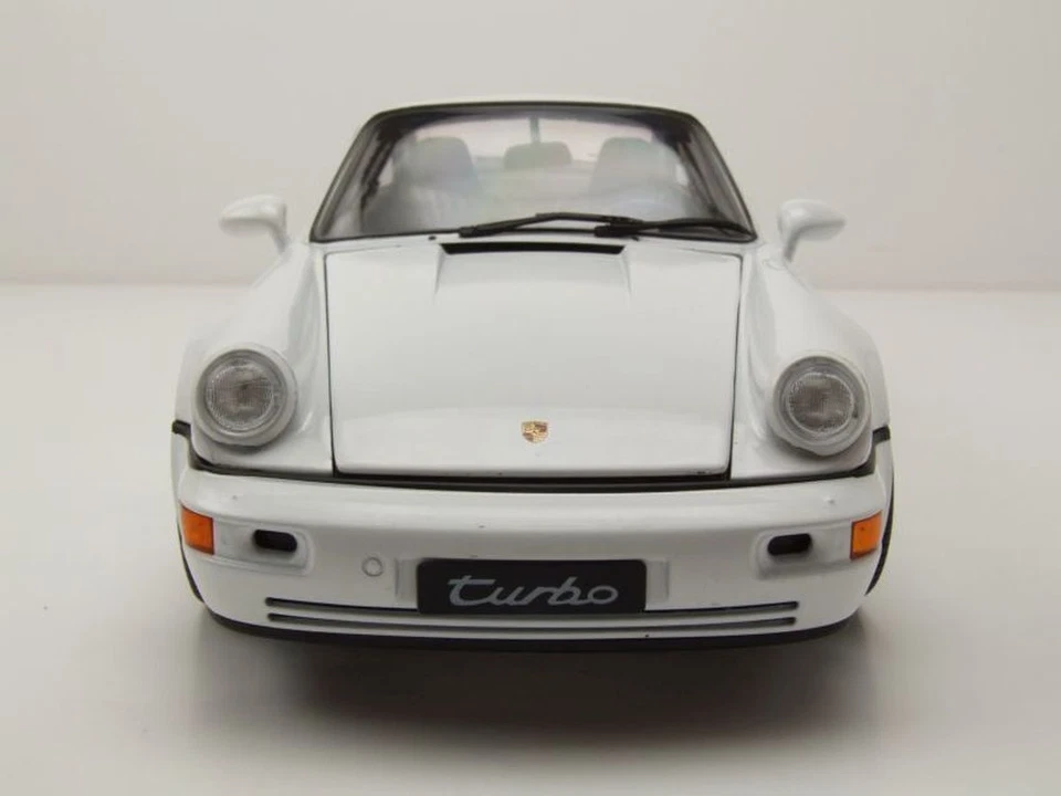 WELLY - Voiture de 2009 couleur blanche – PORSCHE 964 turbo - 1/18 - WEL18026... - Photo 4/4