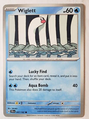 Wiglett 047/162 NM / M - Temporal Forces Pokemon Card - $2 Combined Ship -  OKUBO | eBay