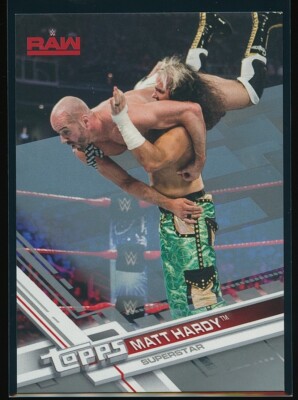 Matt Hardy 2017 Topps WWE Then Now Forever Silver /25 #128