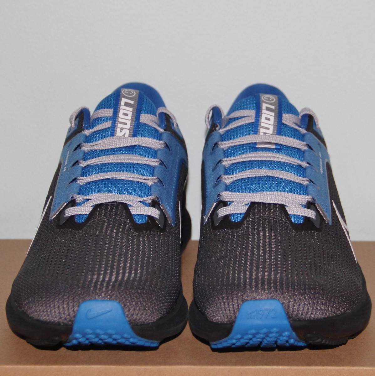Nike Air Zoom Pegasus 40 Detroit Lions Mens 8 Black Nike Air Zoom Pegasus 40 Detroit Lions Mens 7 7.5 8 9 11.5  main image 2