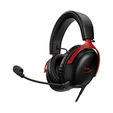 NEW Unopened HyperX Cloud III Over-Ear Gaming Headset - Black/Red Wired