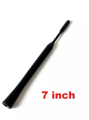 7'' Black Fuba AM/FM/XM/CB Antenna Mast Rod Radio AM/FM for BMW R1200RT 2009-2019