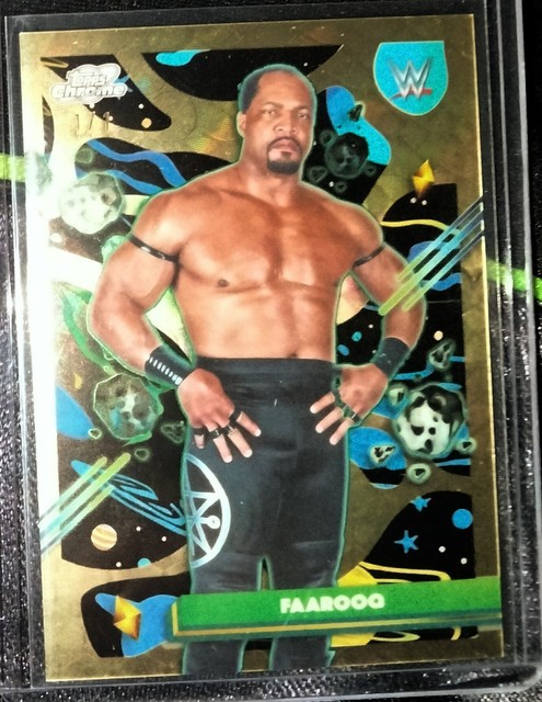 2026 Topps Cosmic Chrome WWE Faarooq Gold Vinyl Superfractor #1/1