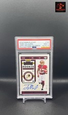2019 Terry McLaurin 04/23 Panini LOGO Contenders AU GREEN Rookie Ticket PSA 9|10