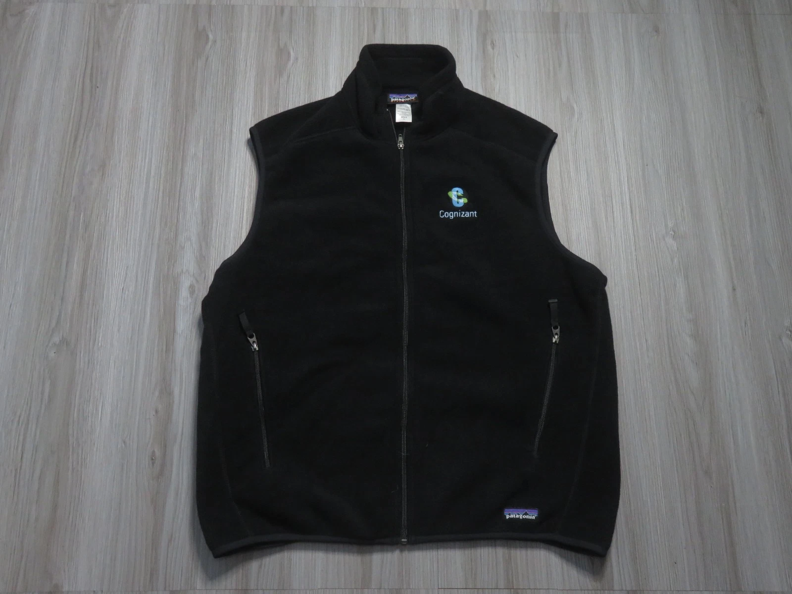 Patagonia Synchilla Vest 11408 Black Pre Owned Size Large Men