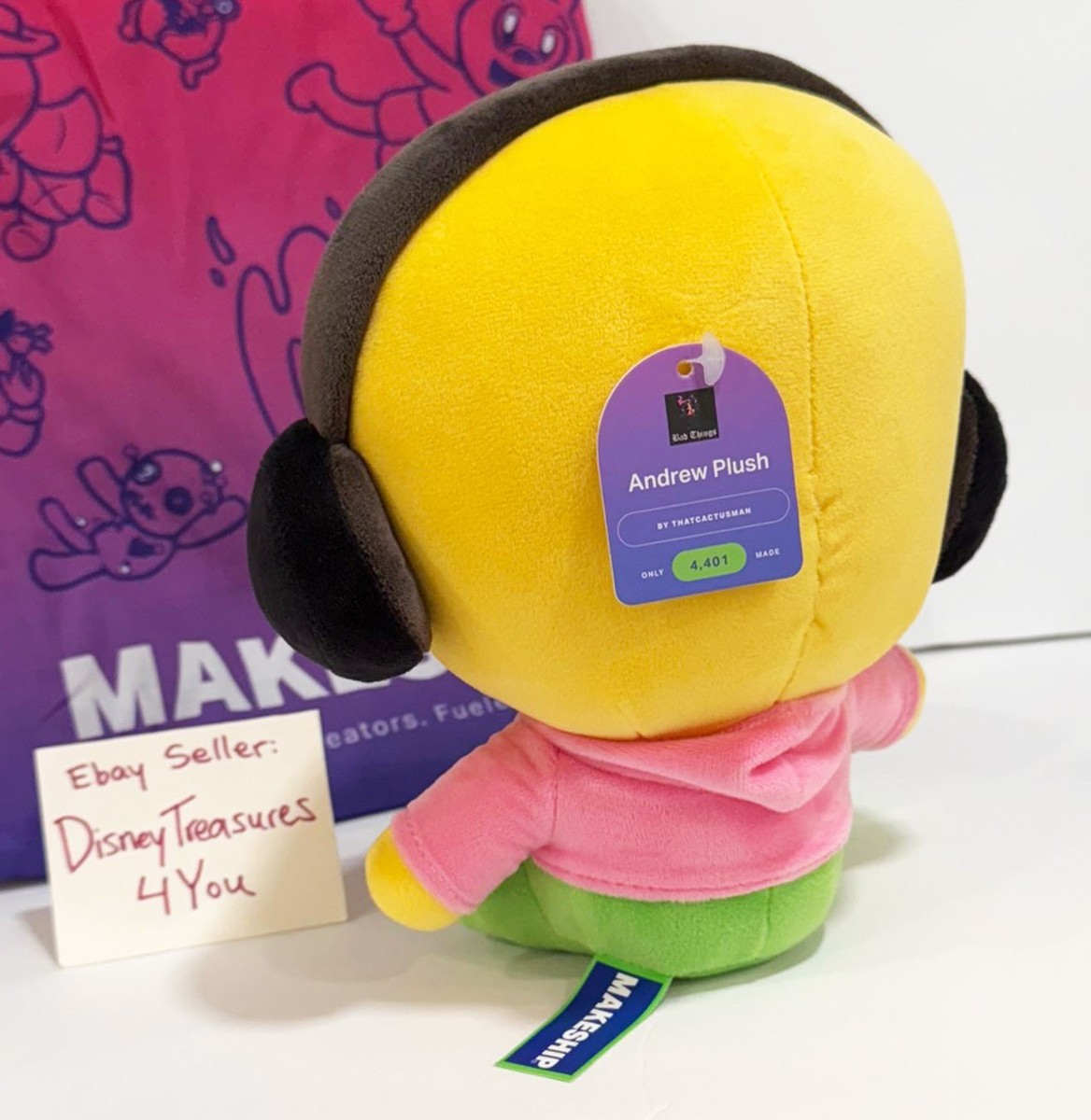 Makeship Andrew By ThatCactusMan Plushie Plush Doll Bad Things