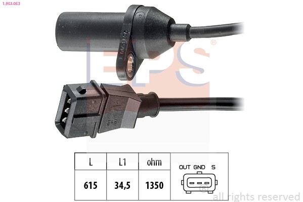 Impulsgeber EPS 1.953.053 Lenkhebel Welle FüR Fiat Lancia CitroËN-image