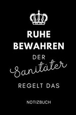 Titel: RUHE BEWAHREN: SANIT&Auml;TER NOTIZBUCH A5 Wochenplaner 120