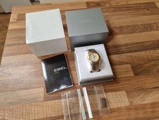 Ebel Classic Wave Chronograph solid 18k Gold Bezel 1251F41