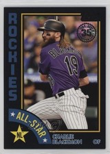 2019 Topps 1984 Baseball All-Stars Black 12/299 Charlie Blackmon #84AS-CB 1l8s
