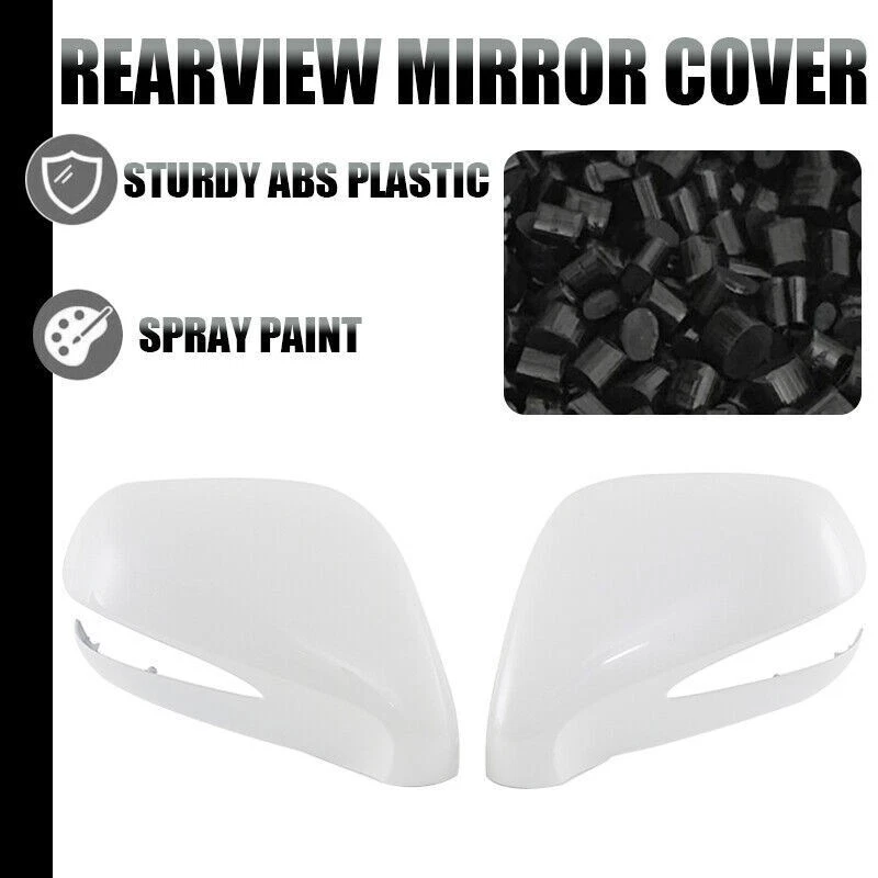 Tapa de repuesto de tapa de espejo retrovisor lateral 2 piezas para LEXUS RX350 RX450h 2011-2015 Foto 4 de 4