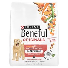 Beneful Dry Dog Food Adult Dogs OriginalsHigh Protein Natural Salmon 28 lb Bag 1.86 per pound