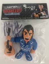 HONKY TONK MAN AUTOGRAPHED MICRO BRAWLER  WWE WCW WWF