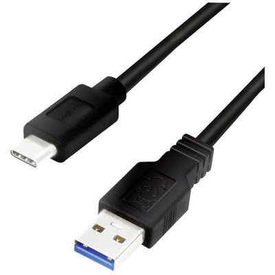 LogiLink USB-Kabel  USB 3.2 Gen1 USB-A Stecker, USB-C  Stecker 3.00 m   CU0171