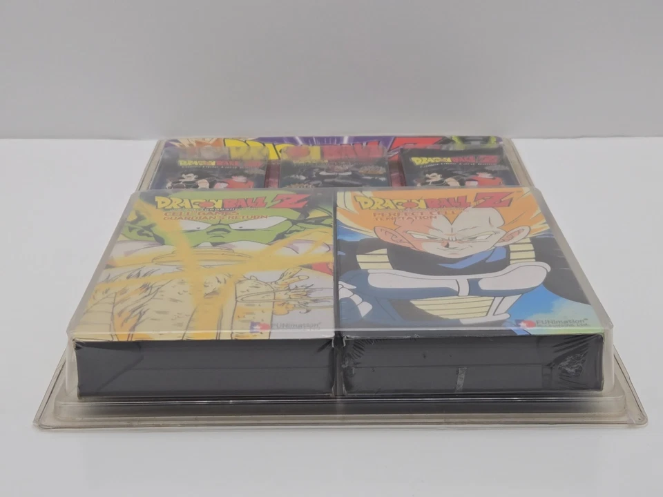 Dragon Ball Z VHS Box Set w/6 Card Packs Sealed DBZ 2003 - Image 4 of 4