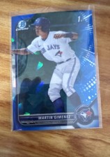 2022 Bowman Sapphire Edition - Chrome Prospects Martin Gimenez #BCP-97 (RC)