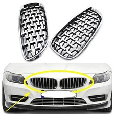 Frontgrill Kühlergrill Renngitter Gitter Diamant-Meteor für BMW E89 Z4 2009-2016