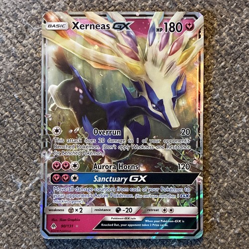 The Pokémon Company Xerneas GX 90/131 SM Forbidden Light Ultra Rare Holo 180 HP