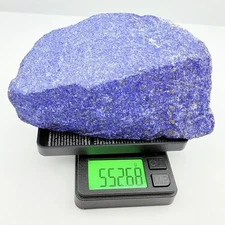 552.68 G Natural  A+Lapis Lazuli Rough Stone – Tumble Healing Crystal Specimen