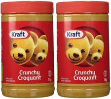 Kraft Crunchy Peanut Butter, 1kg (2 Pack)