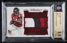2016 Panini Flawless Ruby 6/15 Devonta Freeman #PADF BGS 9.5 GEM MINT Patch 4hj