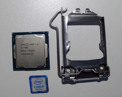 Intel Core i5-7500 3.4GHz Quad-Core CPU LGA 1151 SR335 - Bracket & Sticker Incl.